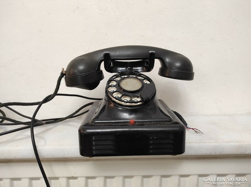 Antique telephone desktop dial telephone 1930s 709 5529