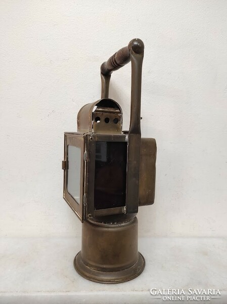 Antique miner carbide lamp copper 866 5548