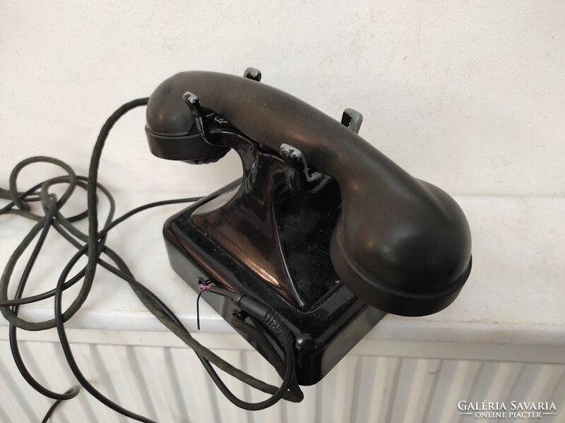 Antique telephone desktop dial telephone 1930s 709 5529