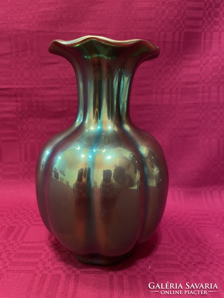 Zsolnay eosin hollow vase