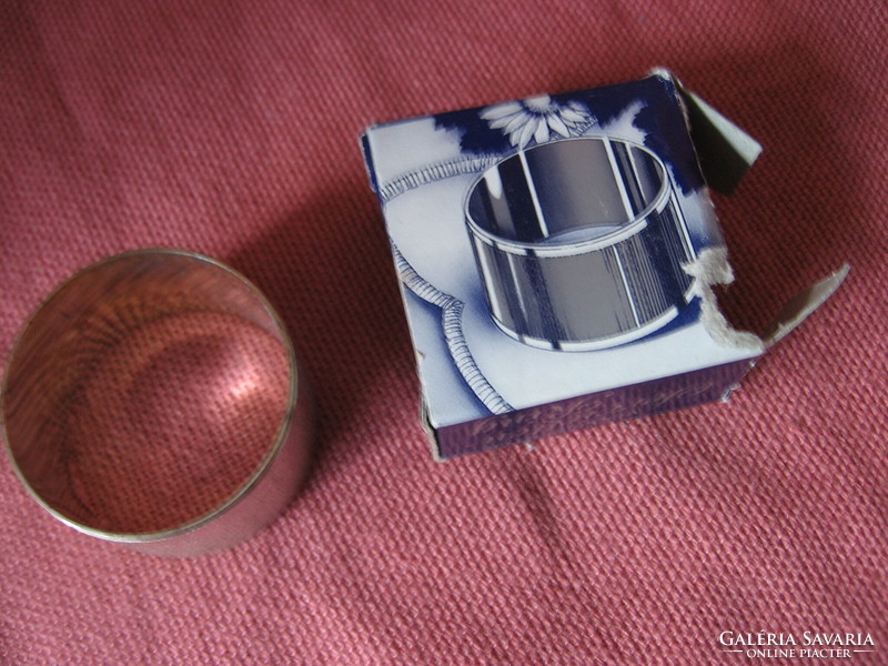 Silver plated napkin ring reader's digest