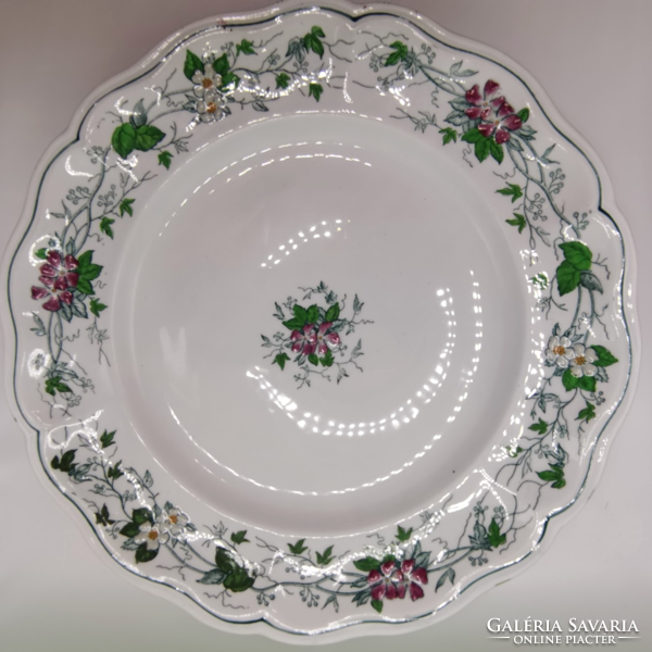Luneville floral plate