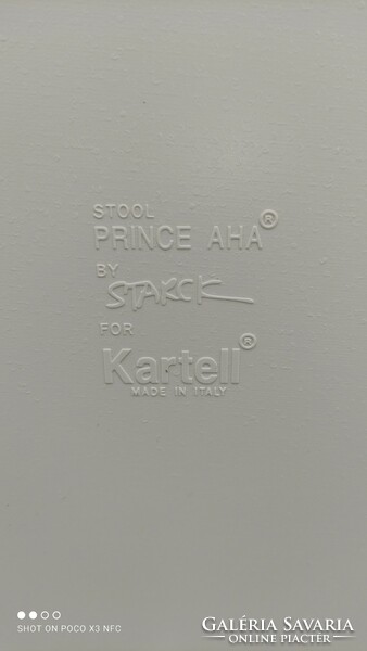 Vintage Philippe Starck design for Kartell -  Prince AHA szék Made in Italy 1990-es évek