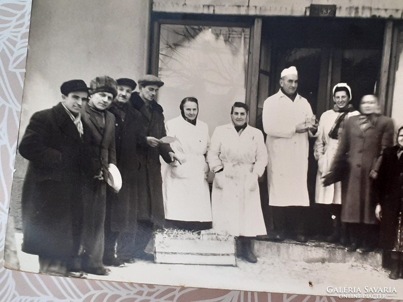 Régi bolti fotó KÖZÉRT CSEMEGE FŰSZER vintage élelmiszerbolt fénykép boltportál