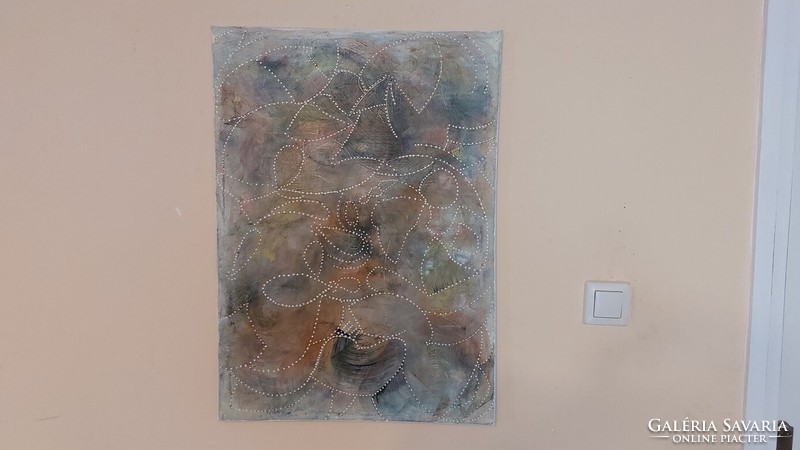 Gyönyörű absztrakt festmény 50x70 cm