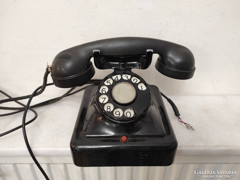 Antique telephone desktop dial telephone 1930s 709 5529