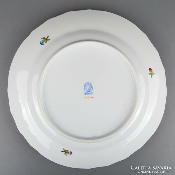 6pcs Herend vbo rocaille garnished plate # mc1031