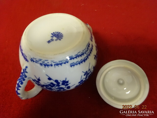 Japanese porcelain, cherry blossom sugar bowl, height 9 cm. He has! Jókai.