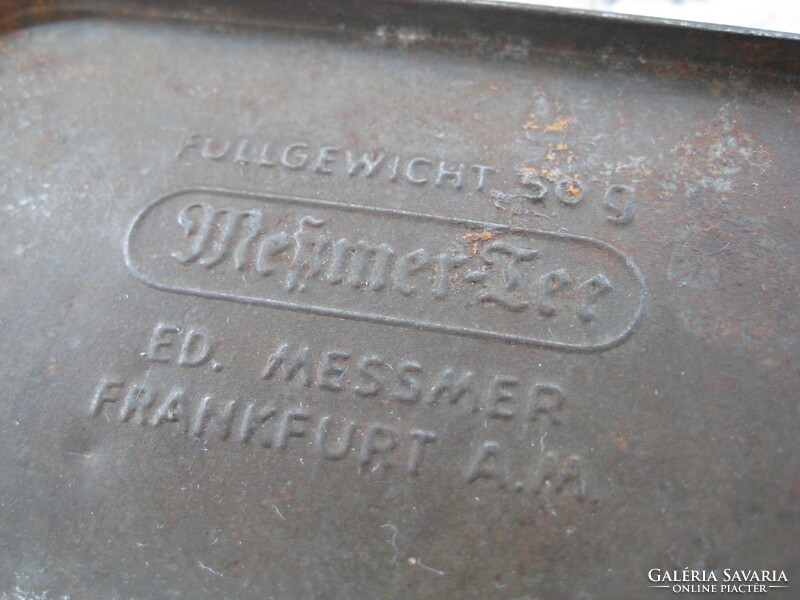 Messner tea, 1852-1952 anniversary edition metal box