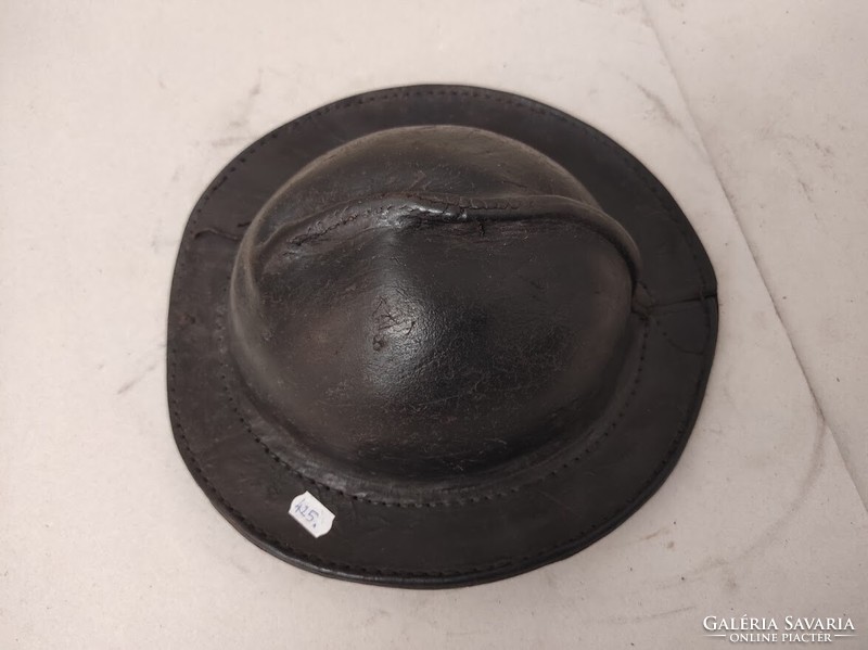 Antique miner helmet kobak leather 425 5585