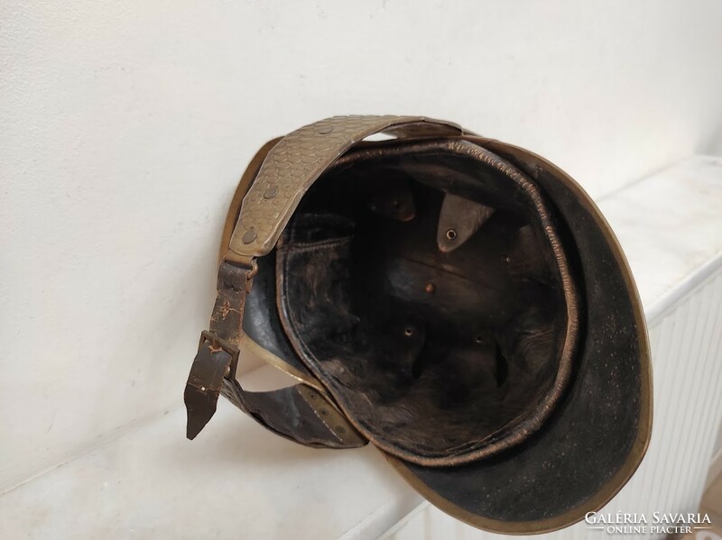 Antique firefighter suit equipment helmet feuerwehrhelme tool 153 5562