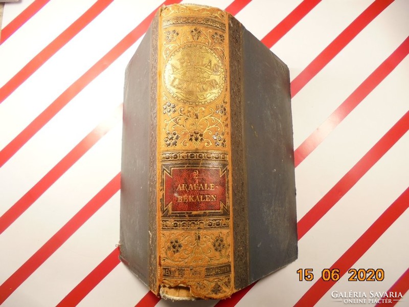 A Pallas Nagy Lexikona - II. kötet (Arafale - Békalen) 1893-as kiadás