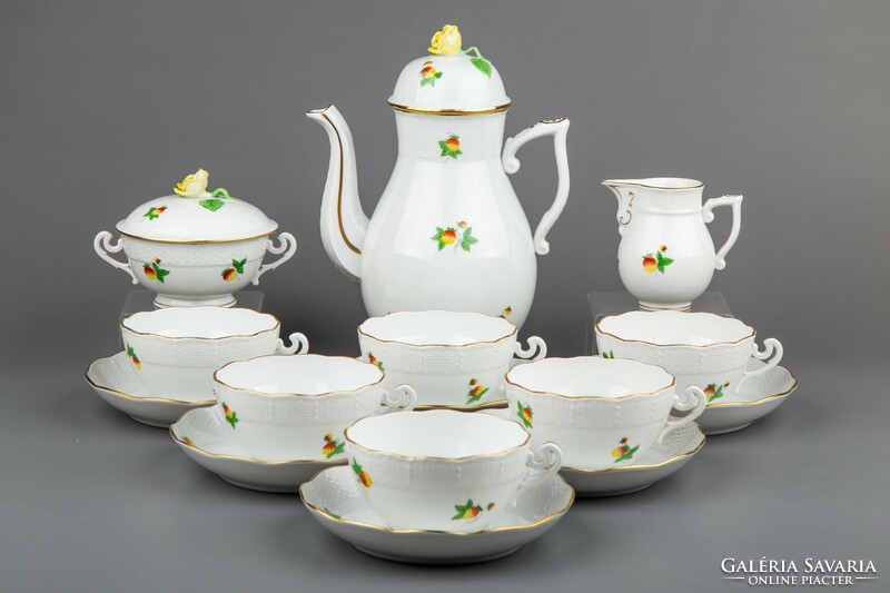 Herend fruit pattern tea set # mc1043