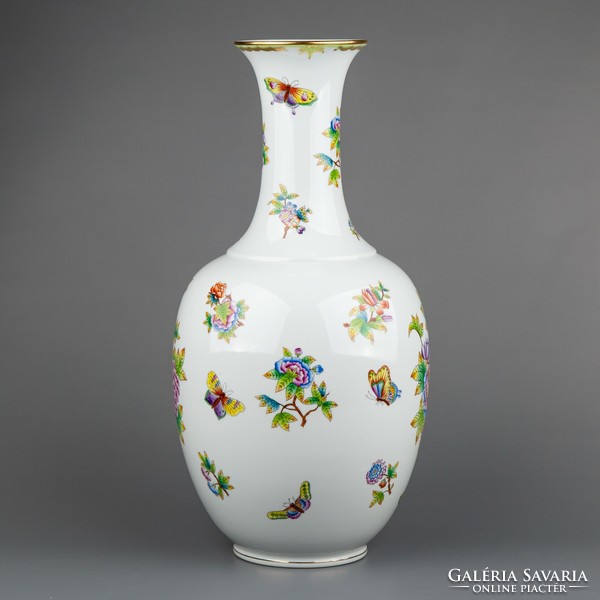 Herend Victoria Pattern Large Vase ii. # Mc1046
