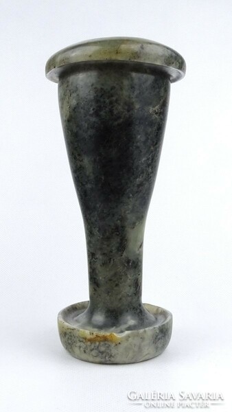 1J561 Régi márvány váza 21.5 cm