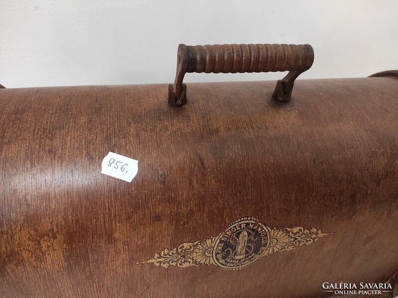 Antik varrógép Singer gyűjteményi darab varró gép dobozában 856 5561
