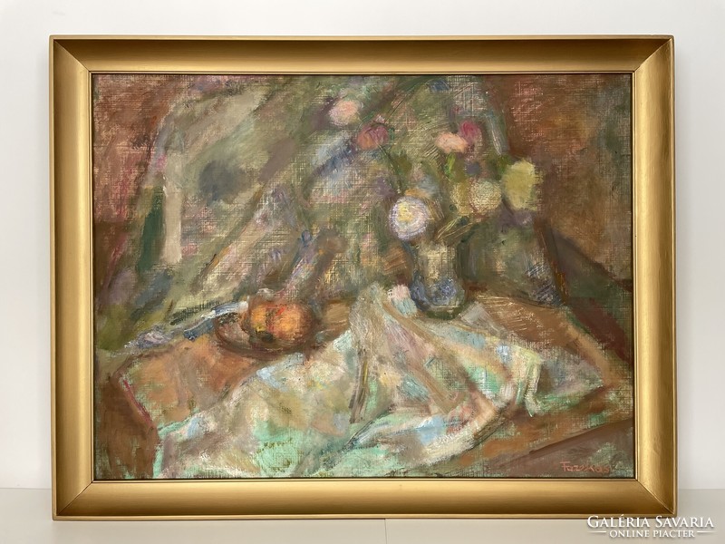 Fazekas Magdolna (1933 - ) 65x85 cm EREDETI, Képcsarnokos olajfestménye