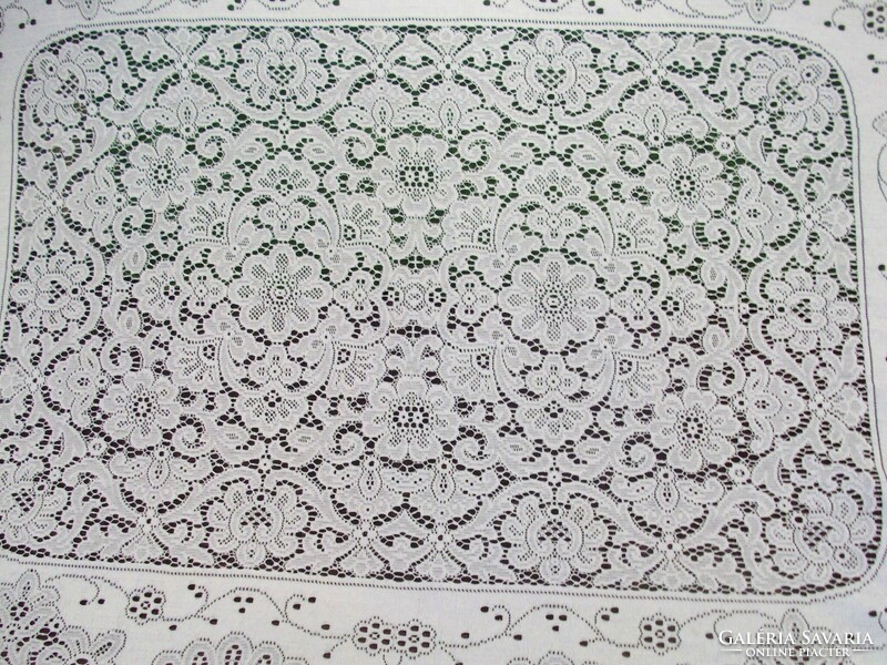 Beautiful lace tablecloth