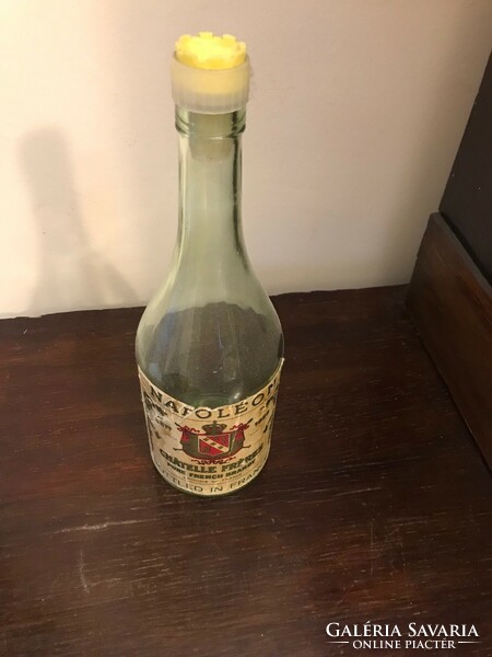 Napoleon cognac / brandy glass bottle with original inscription. 29X30 cm