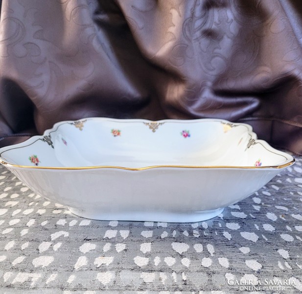 Csehszlovák H & C Négyszögletes porcelán asztali kínáló