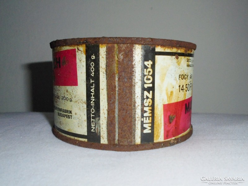 Retro konzerv doboz konzervdoboz - Marhahús vadasan - Budapesti Konzervgyár - 1960-1970-es évekből