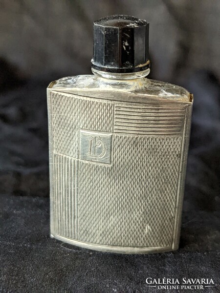 Ezüst antik parfümös üveg