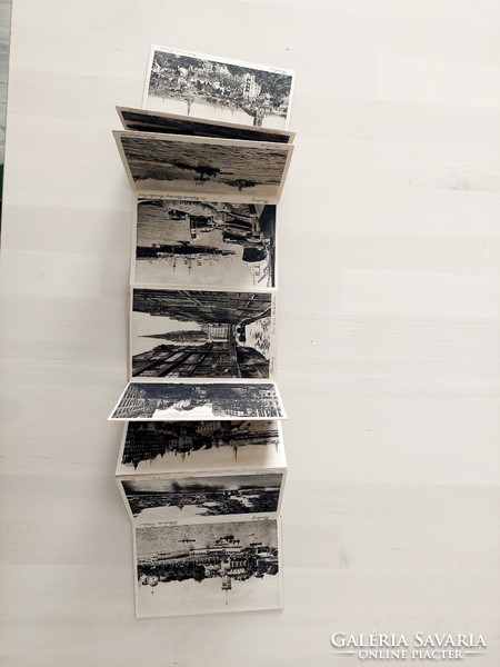 20 darab régi Hamburg, Németország képeslap leporellóban