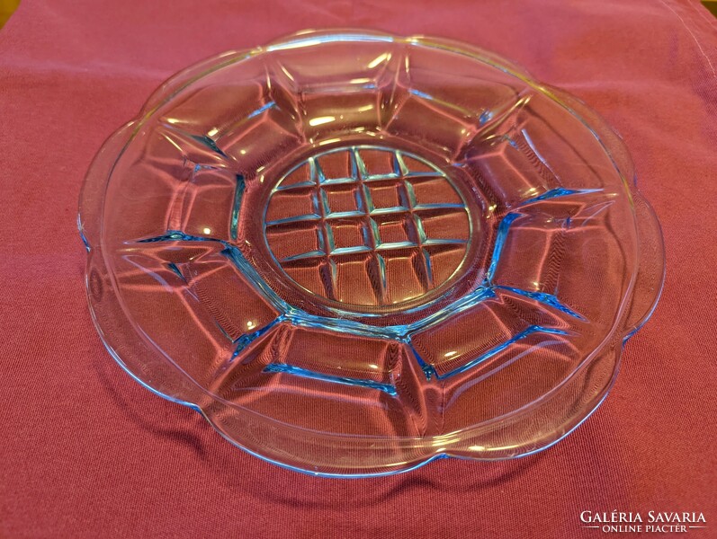 2 pcs old thick glass plate
