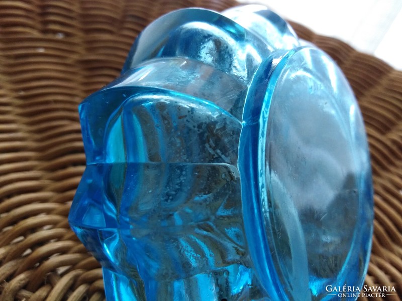 Parfümös üvegcse - kék színben