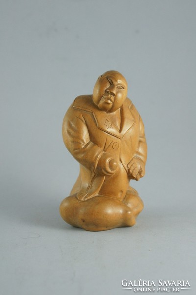 Szovjet avantgárd figura / Soviet avantgard carved wooden sculpture 1925