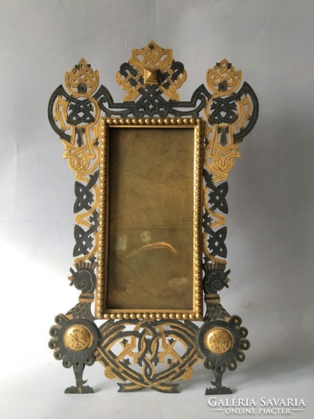 19th century Russian tsarist gilded bronze picture frame photo frame St. Petersburg