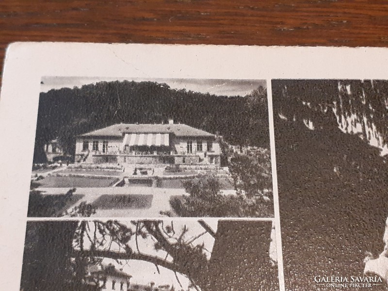 Régi képeslap 1944 Parád gyógyfürdő fotó levelezőlap