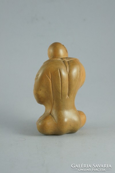 Szovjet avantgárd figura / Soviet avantgard carved wooden sculpture 1925