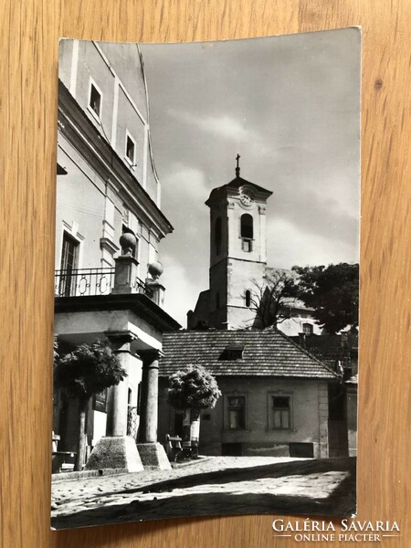 Szentendre - council house postcard