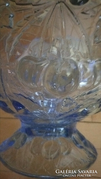 Inwald art deco blue barolac glass