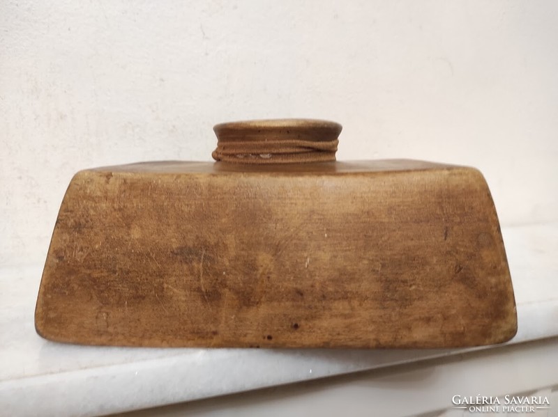 Antik konyhai eszköz vaj készítő forma tehén motívum 440 5680