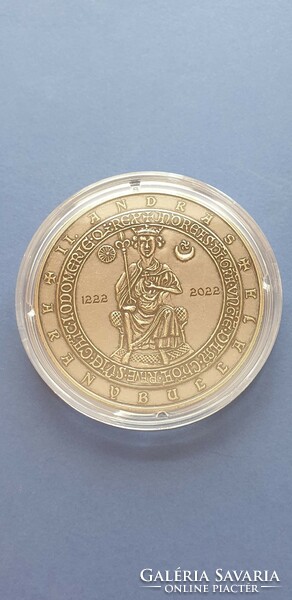 2022 Ii. András' gold bull patinated 5000 HUF non-ferrous metal commemorative coin (unopened capsule)