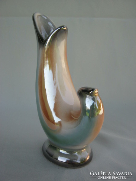 Retro ... iparművészeti kerámia madár alakú váza