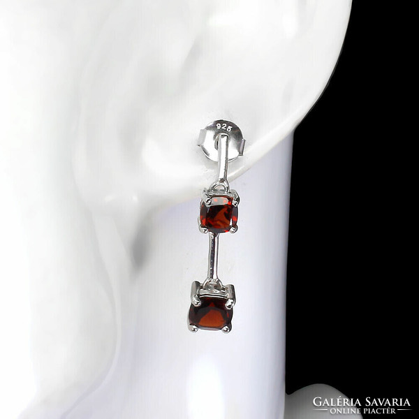 Valodi garnet 925 silver fulbevalo