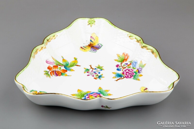 Herend Victoria Patterned Triangle Bowl # mc1200