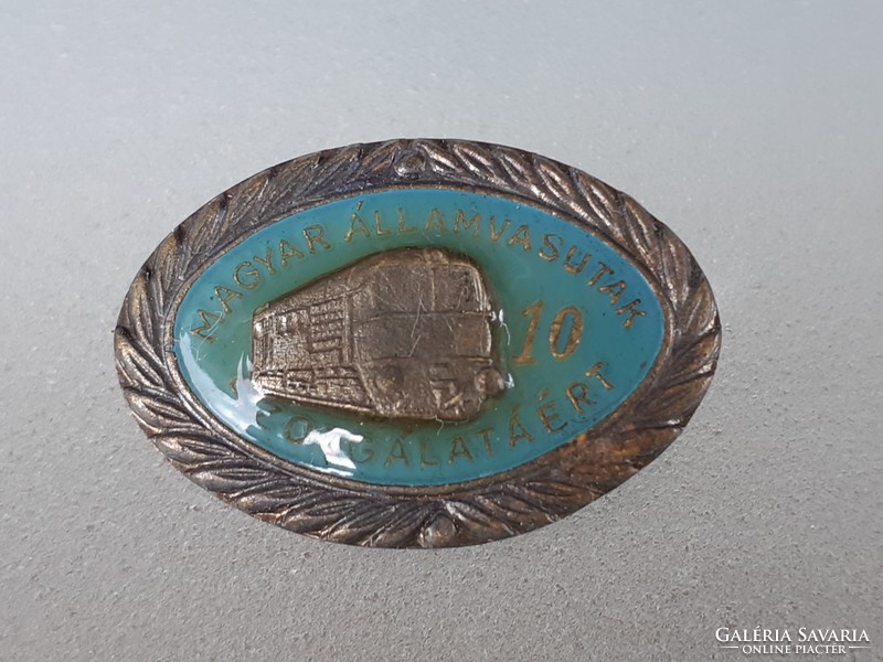 Old badge badge for 10 years of service