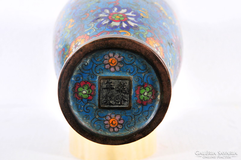 Antique Chinese Compartment Vase Pair