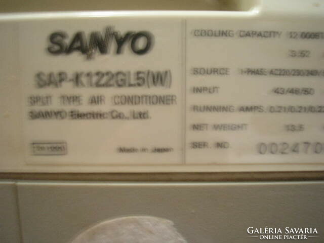 Sanyo retro air conditioner, 3.52 Kw programmable remote switch Japanese original split cleaning grass cooling