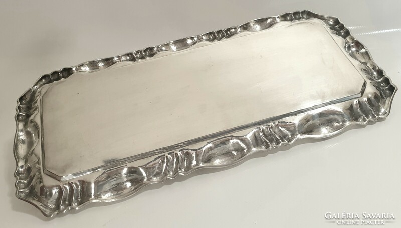 Silver (800) Art Deco Wavy Blister Tray (654 g)