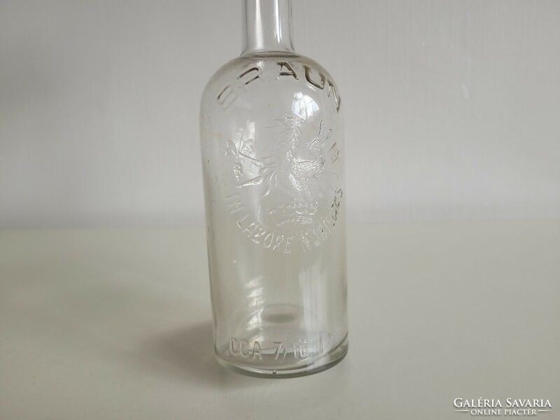 Régi vintage Braun likőrös üveg palack 0,7 L homorú aljú üvegpalack