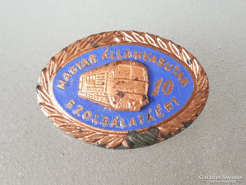 Old badge badge for 10 years of service