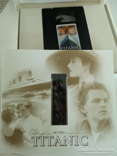 Titanic exclusive release vhs cassette with original film frames, 1998