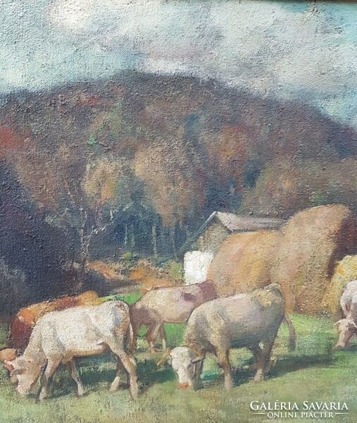 Pál Udvary (1900-1987): Transylvanian landscape