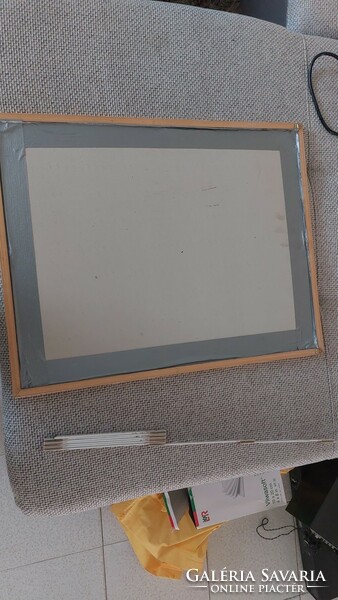 (K) Szignózott Absztrakt festmény 66x52 cm kerettel