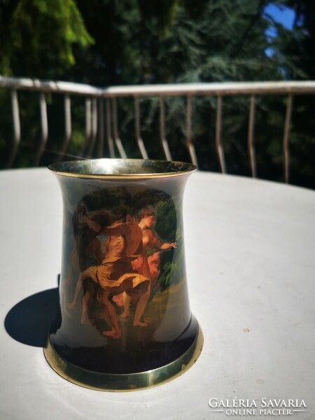 Antique scene with copper jug